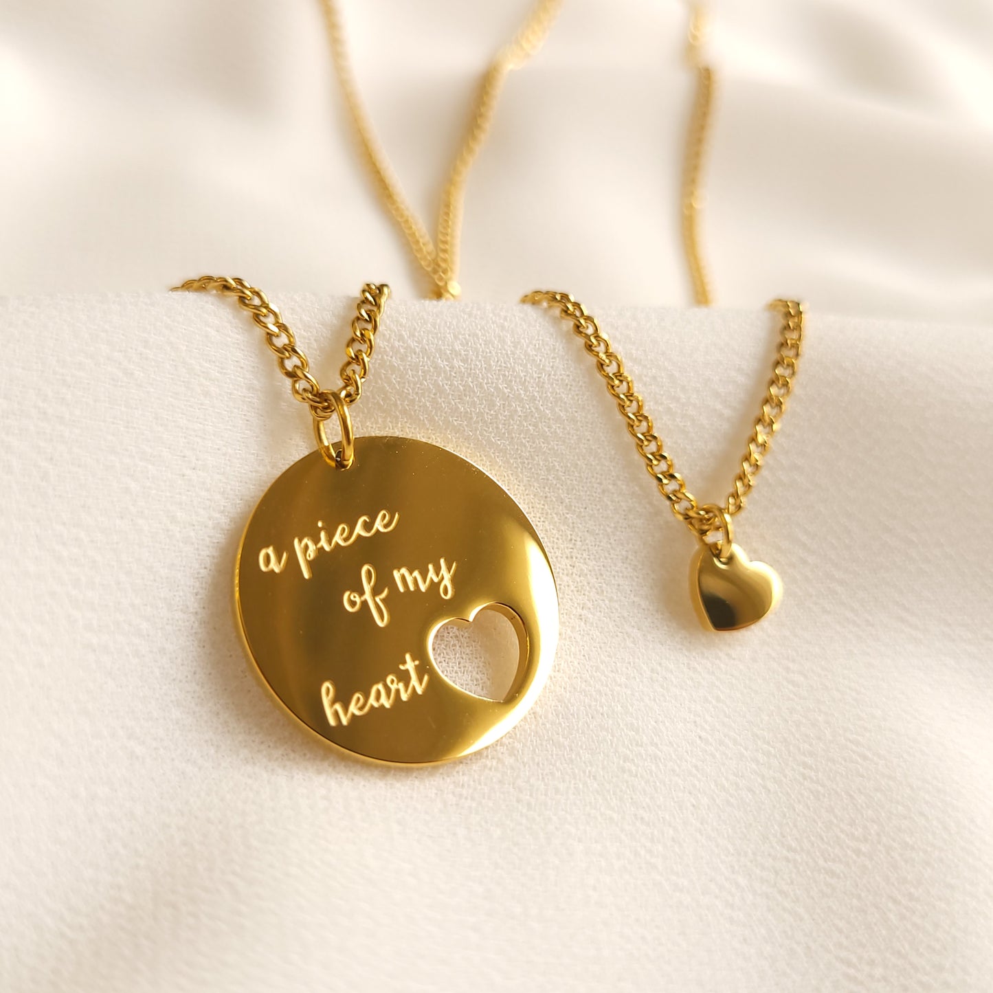 'Piece of my heart' Necklaces