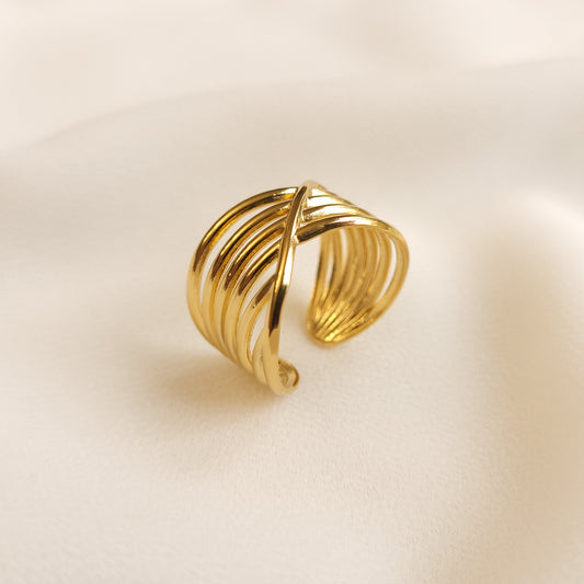 Woven Line Ring