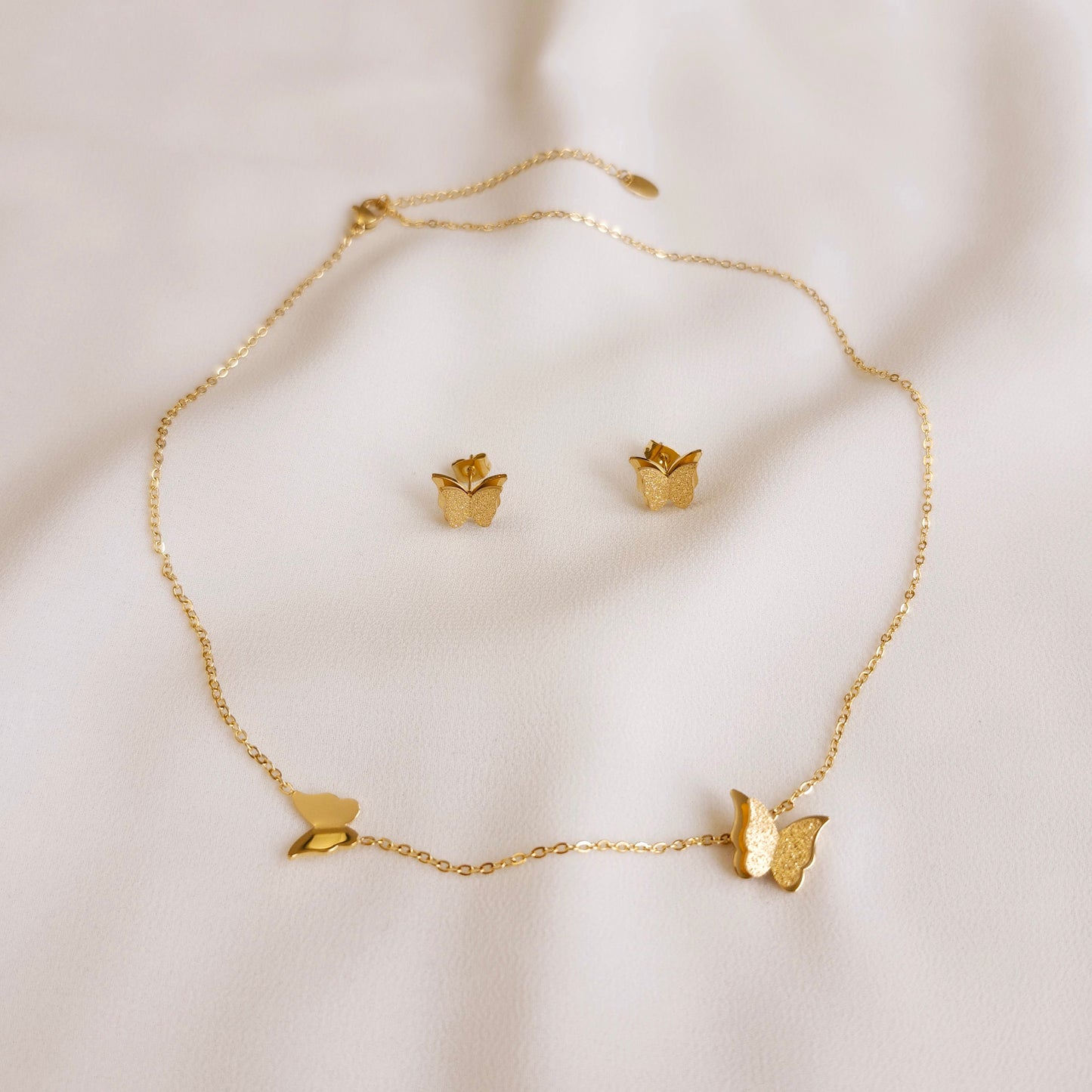 Sparkling Butterfly Necklace