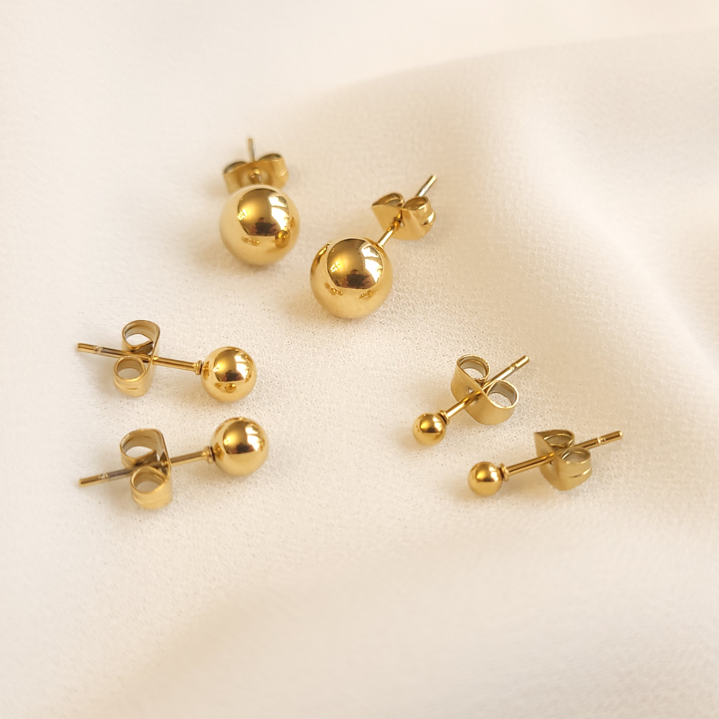 Ball Stud Earrings