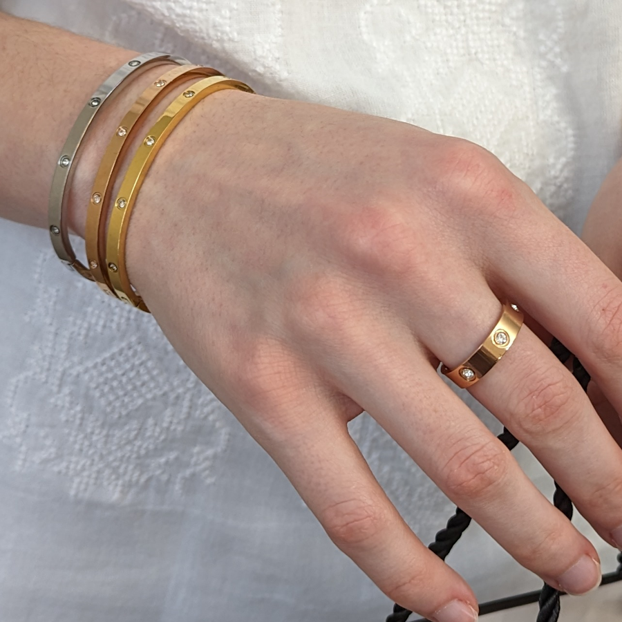 Crystal Stud Bangle