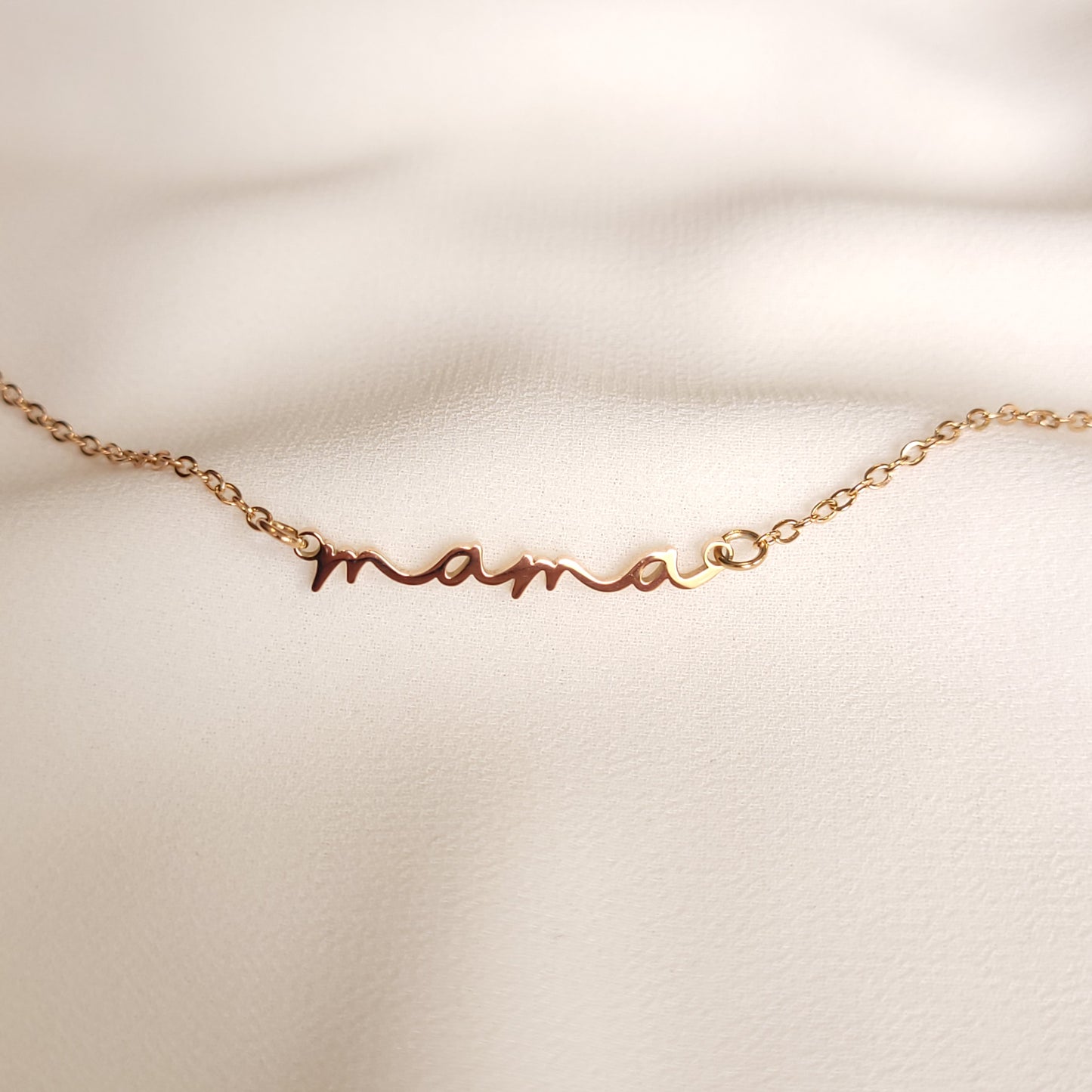 Cursive Mama Necklace