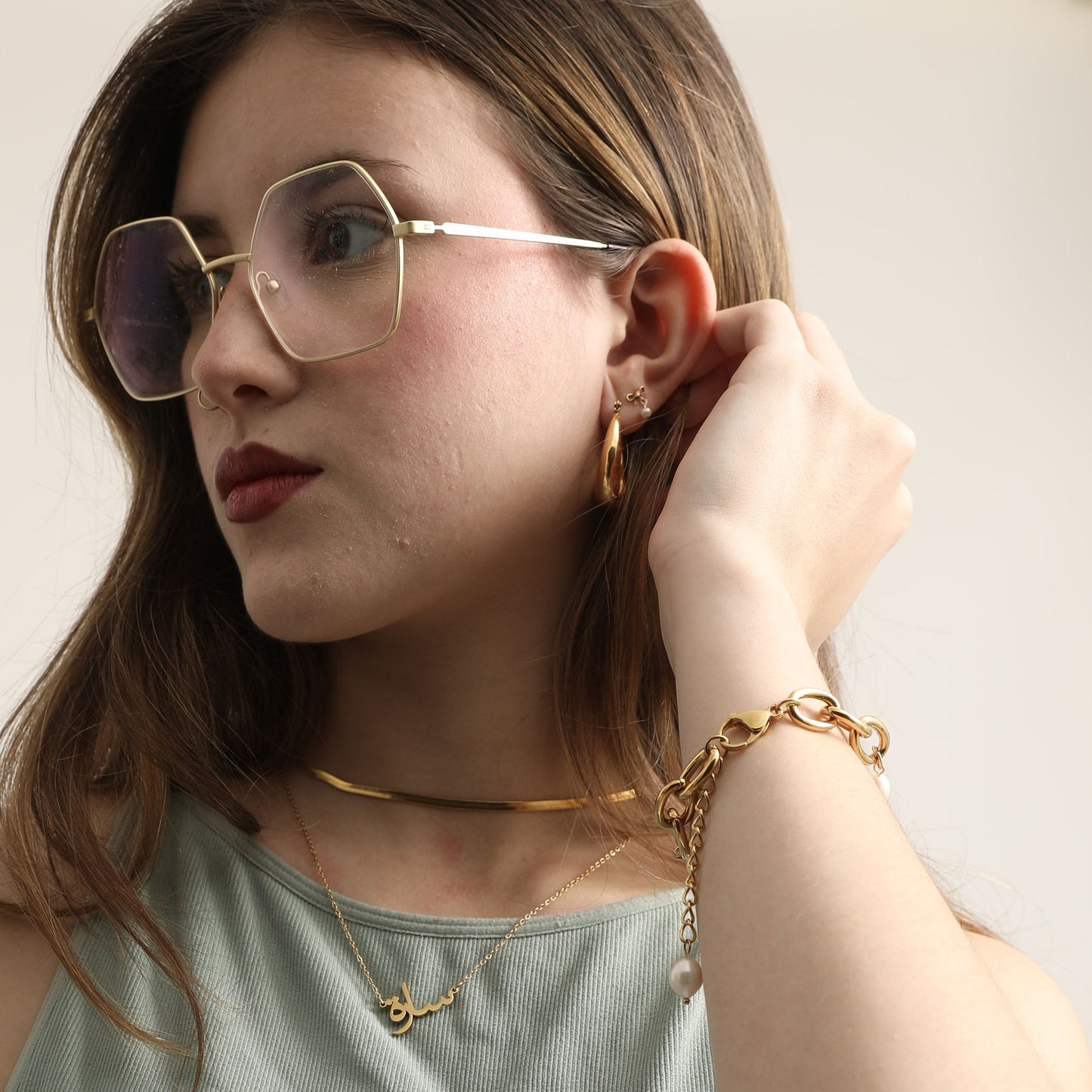 Bold Crescent Earrings