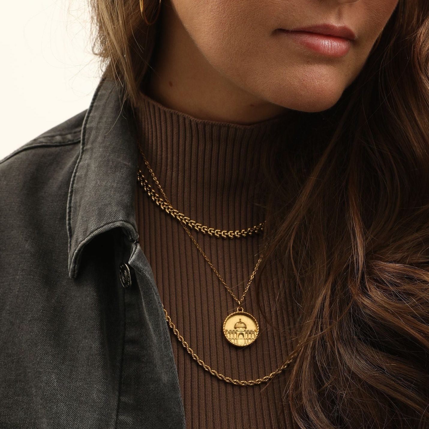 Dome of the Rock Coin Necklace