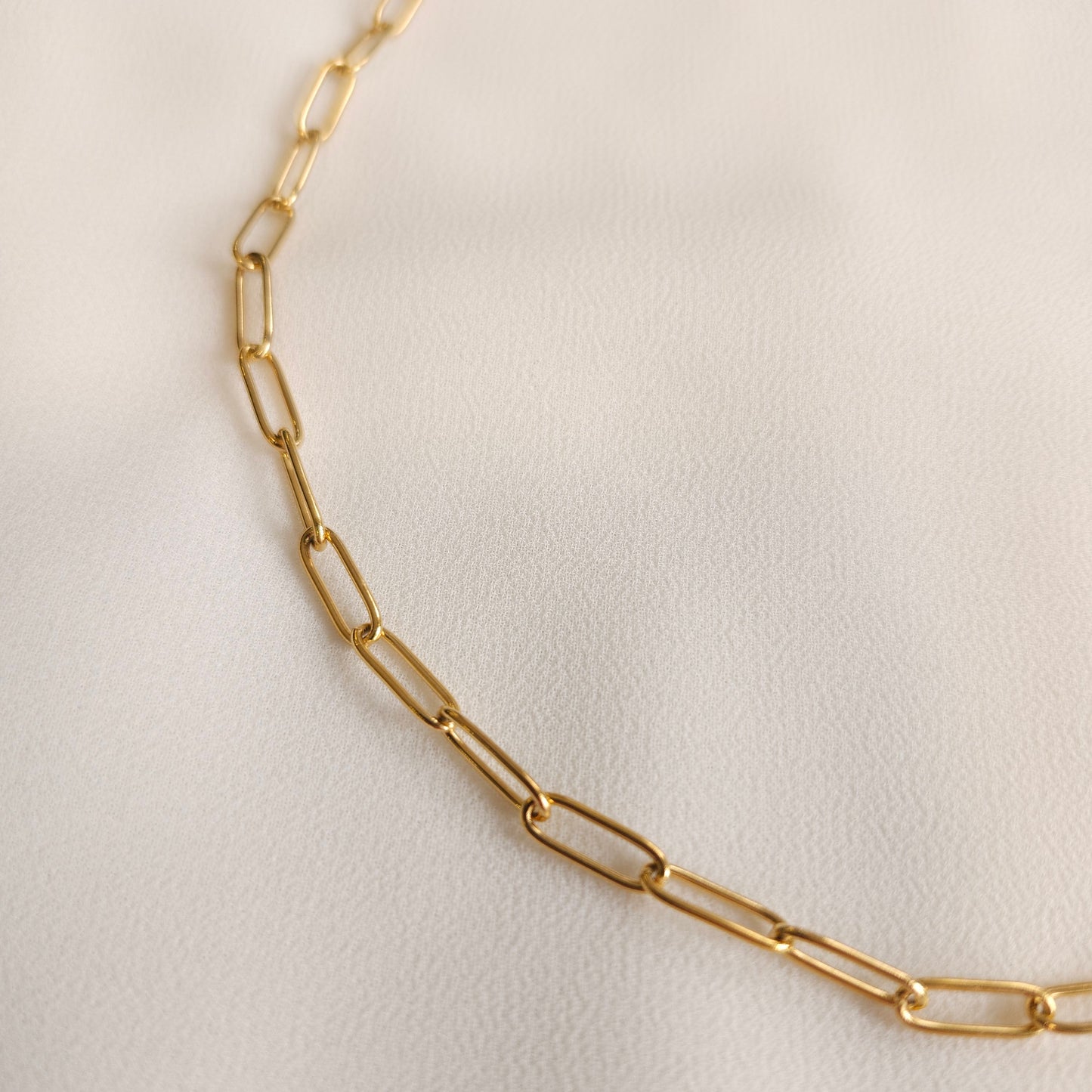 Paperclip Link Necklace