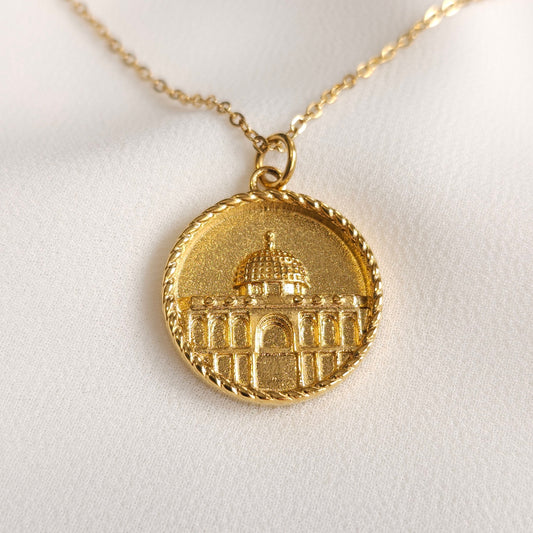 Dome of the Rock Coin Necklace