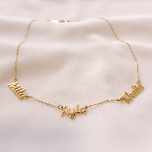 Multiple Name Necklace (Any Language)
