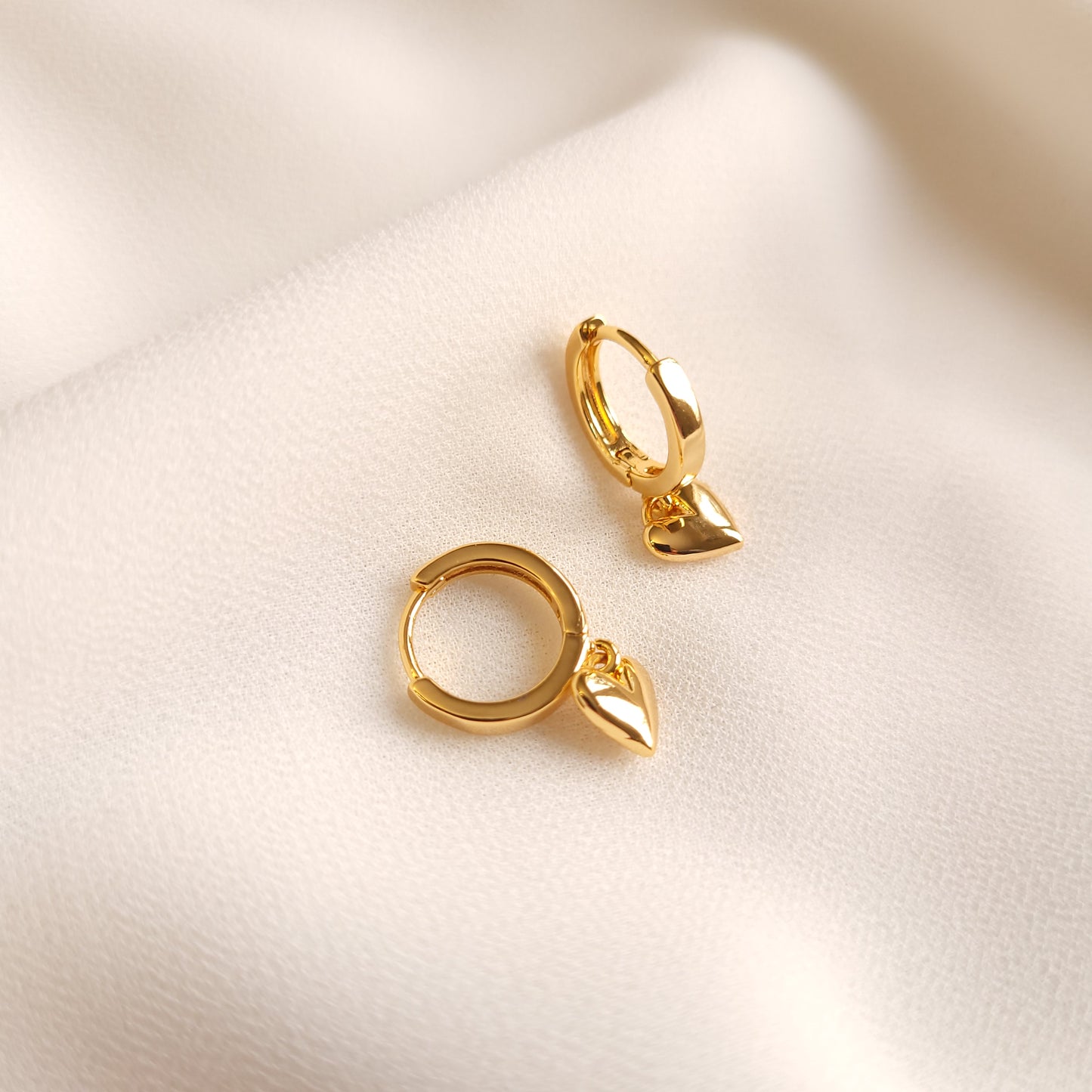 Heart Drop Earrings