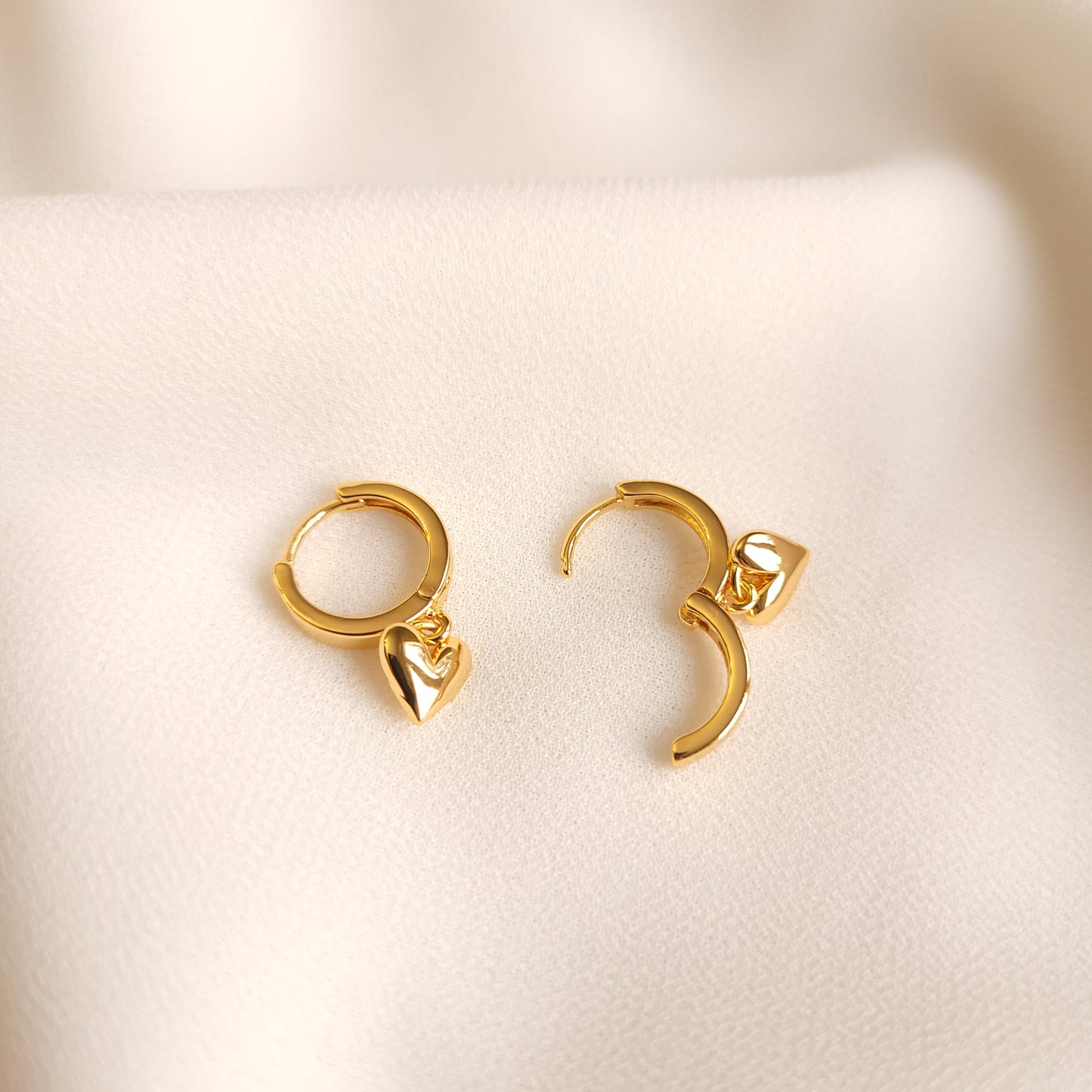 Heart Drop Earrings