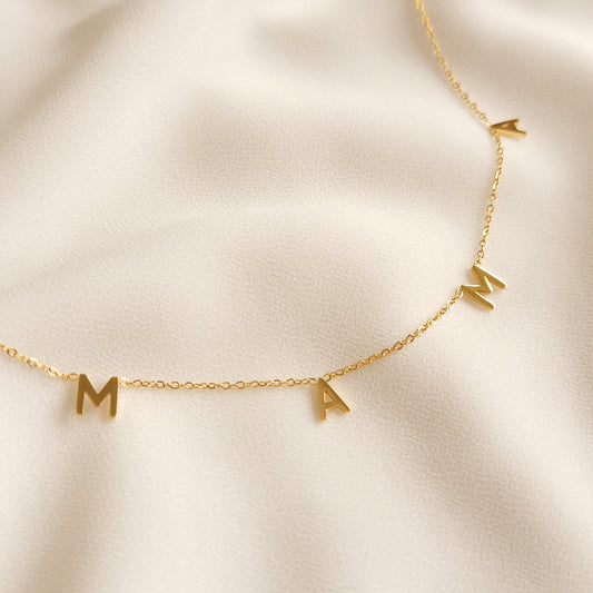 Mama Letter Necklace