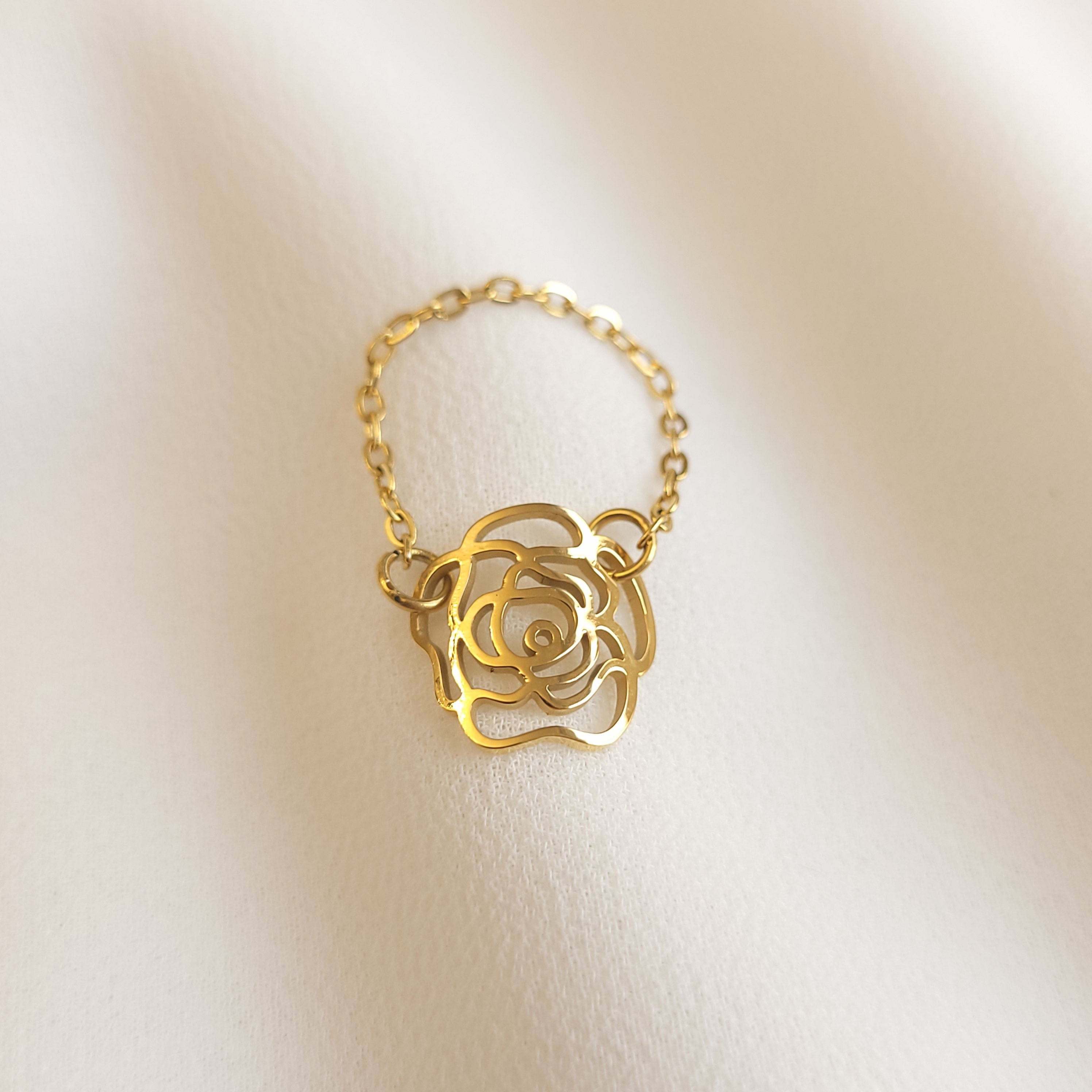 Flower deals chain ring