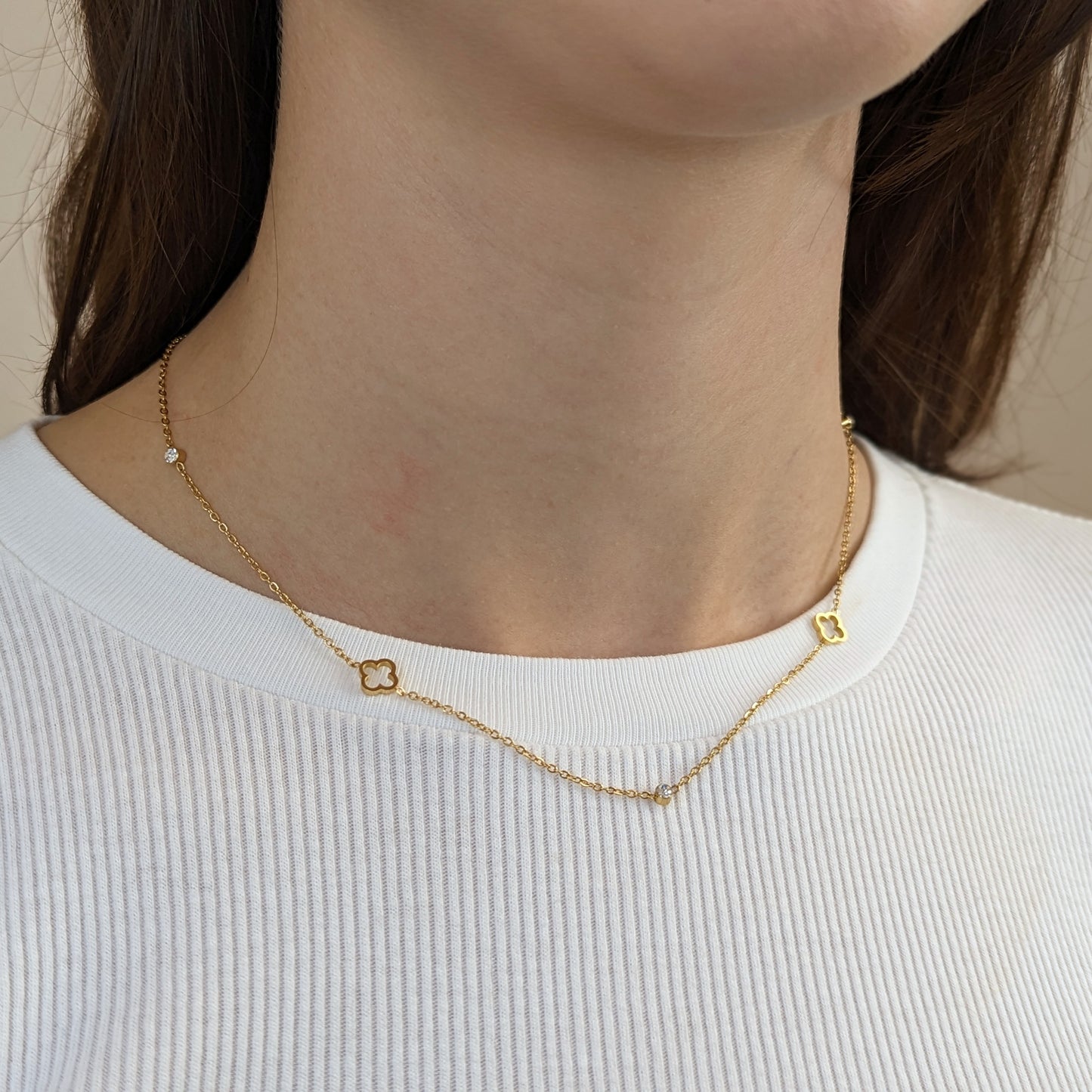 Dainty Clover Necklace