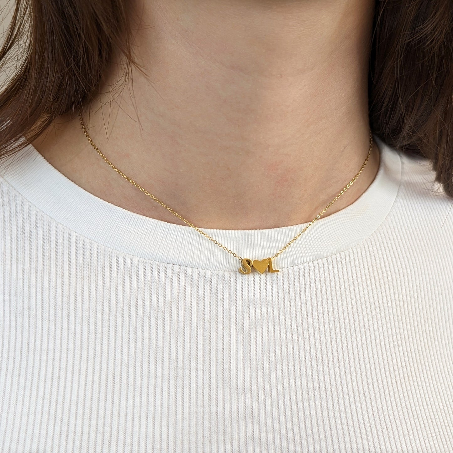 Simple Chain Necklace (for Personalized Letters)